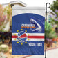 Afro Basketball Custom Cape Verde Garden Flag Come On Blue Sharks - African Pride