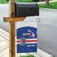 Afro Basketball Custom Cape Verde Garden Flag Come On Blue Sharks - African Pride