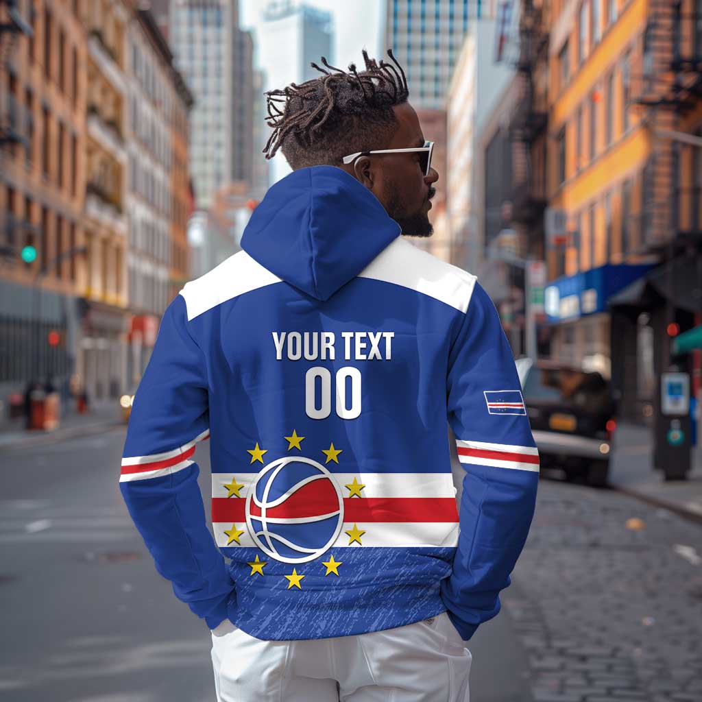 Afro Basketball Custom Cape Verde Hoodie Come On Blue Sharks - African Pride