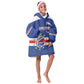Afro Basketball Custom Cape Verde Kid Wearable Blanket Hoodie Come On Blue Sharks - African Pride
