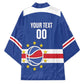 Cape Verde Basketball Custom Kimono Come On Blue Sharks