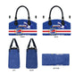 Cape Verde Basketball Custom Leather Bag Come On Blue Sharks