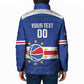 Cape Verde Basketball Custom Padded Jacket Come On Blue Sharks