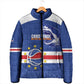 Cape Verde Basketball Custom Padded Jacket Come On Blue Sharks