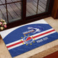 Afro Basketball Custom Cape Verde Rubber Doormat Come On Blue Sharks - African Pride