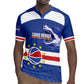 Afro Basketball Custom Cape Verde Rugby Jersey Come On Blue Sharks - African Pride