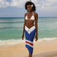 Afro Basketball Custom Cape Verde Sarong Come On Blue Sharks - African Pride