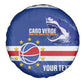 Afro Basketball Custom Cape Verde Spare Tire Cover Come On Blue Sharks - African Pride