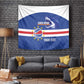 Afro Basketball Custom Cape Verde Tapestry Come On Blue Sharks - African Pride