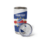 Afro Basketball Custom Cape Verde Tumbler Cup Come On Blue Sharks - African Pride