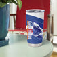 Afro Basketball Custom Cape Verde Tumbler Cup Come On Blue Sharks - African Pride