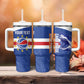 Afro Basketball Custom Cape Verde Tumbler With Handle Come On Blue Sharks - African Pride