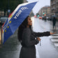 Cape Verde Basketball Custom Umbrella Come On Blue Sharks