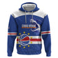 Afro Basketball Custom Cape Verde Zip Hoodie Come On Blue Sharks - African Pride