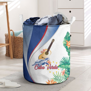 Cavaquinho Cabo Verde Laundry Basket Cape Verdean Instrument Tropical Sea Turtle