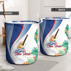 Cavaquinho Cabo Verde Laundry Basket Cape Verdean Instrument Tropical Sea Turtle