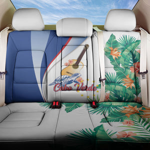 Cavaquinho Cabo Verde Back Car Seat Cover Cape Verdean Instrument Tropical Sea Turtle