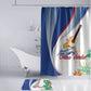 Cavaquinho Cabo Verde Bathroom Set Cape Verdean Instrument Tropical Sea Turtle