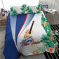 Cavaquinho Cabo Verde Bedding Set Cape Verdean Instrument Tropical Sea Turtle