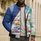 Cavaquinho Cabo Verde Bomber Puffer Jacket Cape Verdean Instrument Tropical Sea Turtle