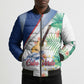 Cavaquinho Cabo Verde Bomber Puffer Jacket Cape Verdean Instrument Tropical Sea Turtle