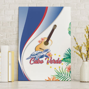 Cavaquinho Cabo Verde Canvas Wall Art Cape Verdean Instrument Tropical Sea Turtle