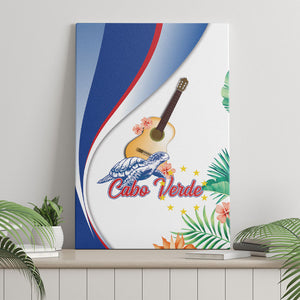 Cavaquinho Cabo Verde Canvas Wall Art Cape Verdean Instrument Tropical Sea Turtle