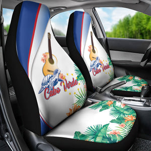 Cavaquinho Cabo Verde Car Seat Cover Cape Verdean Instrument Tropical Sea Turtle