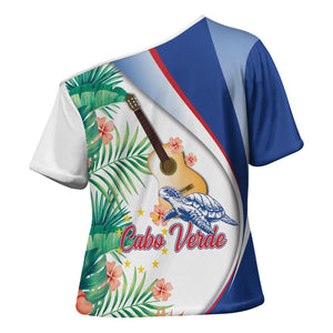 Cavaquinho Cabo Verde Cross Shoulder Shirt Cape Verdean Instrument Tropical Sea Turtle