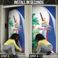 Cavaquinho Cabo Verde Door Cover Cape Verdean Instrument Tropical Sea Turtle