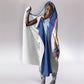 Cavaquinho Cabo Verde Hooded Blanket Cape Verdean Instrument Tropical Sea Turtle