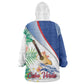 Cavaquinho Cabo Verde Kid Wearable Blanket Hoodie Cape Verdean Instrument Tropical Sea Turtle