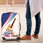 Cavaquinho Cabo Verde Luggage Cover Cape Verdean Instrument Tropical Sea Turtle