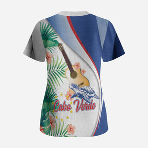 Cavaquinho Cabo Verde Scrub Top Cape Verdean Instrument Tropical Sea Turtle