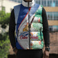 Cavaquinho Cabo Verde Sleeveless Puffer Jacket Cape Verdean Instrument Tropical Sea Turtle