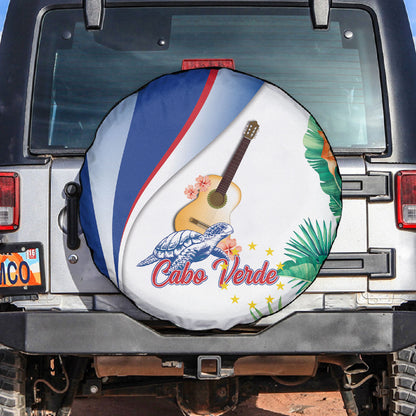Cavaquinho Cabo Verde Spare Tire Cover Cape Verdean Instrument Tropical Sea Turtle