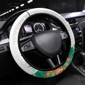 Cavaquinho Cabo Verde Steering Wheel Cover Cape Verdean Instrument Tropical Sea Turtle