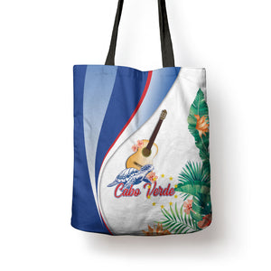 Cavaquinho Cabo Verde Tote Bag Cape Verdean Instrument Tropical Sea Turtle