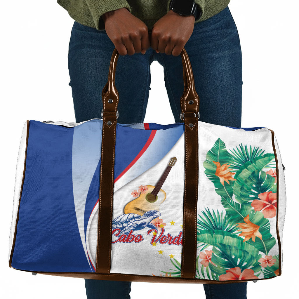 Cavaquinho Cabo Verde Travel Bag Cape Verdean Instrument Tropical Sea Turtle