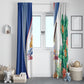 Cavaquinho Cabo Verde Window Curtain Cape Verdean Instrument Tropical Sea Turtle