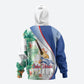 Cavaquinho Cabo Verde Zip Hoodie Cape Verdean Instrument Tropical Sea Turtle