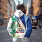 Cavaquinho Cabo Verde Zip Hoodie Cape Verdean Instrument Tropical Sea Turtle