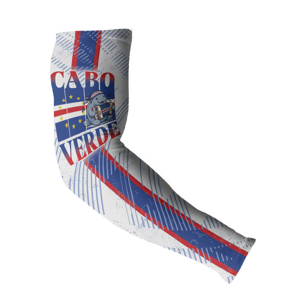 Accordion Gaita Cabo Verde Arm Sleeves Cape Verdean Instrument Cute Manatee