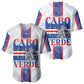 Accordion Gaita Cabo Verde Baseball Jersey Cape Verdean Instrument Cute Manatee