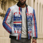 Accordion Gaita Cabo Verde Bomber Puffer Jacket Cape Verdean Instrument Cute Manatee