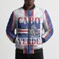 Accordion Gaita Cabo Verde Bomber Puffer Jacket Cape Verdean Instrument Cute Manatee