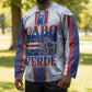 Accordion Gaita Cabo Verde Hockey Jersey Cape Verdean Instrument Cute Manatee