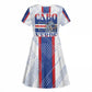 Accordion Gaita Cabo Verde Kid Short Sleeve Dress Cape Verdean Instrument Cute Manatee