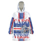 Accordion Gaita Cabo Verde Kid Wearable Blanket Hoodie Cape Verdean Instrument Cute Manatee