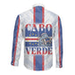 Accordion Gaita Cabo Verde Long Sleeve Button Shirt Cape Verdean Instrument Cute Manatee